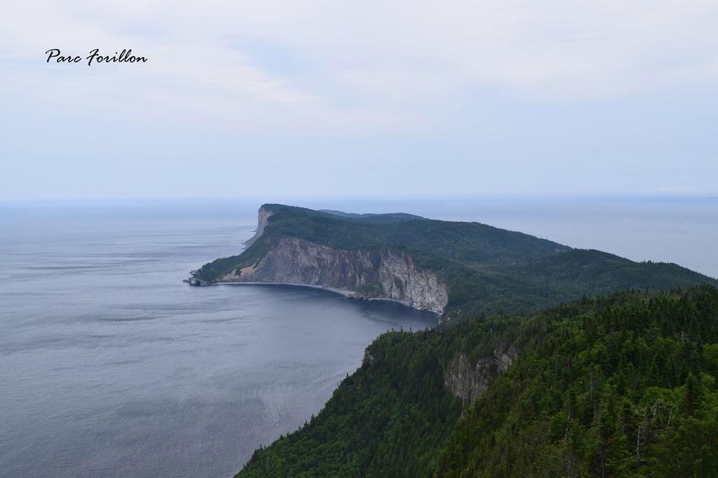 Les Cabines Sur Mer Cap-des-Rosiers Bagian luar foto